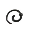 élargisseur d'oreille acrylique spirale, 2,5mm. GX12-1