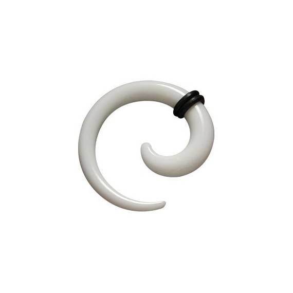 élargisseur d'oreille acrylique spirale, 4mm. GX12-5