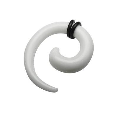 élargisseur d'oreille acrylique spirale, 6mm. GX56-3