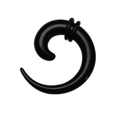 élargisseur d'oreille acrylique spirale, 6mm. GX56-4