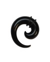 élargisseur d'oreille acrylique spirale, 8mm. GX57-2