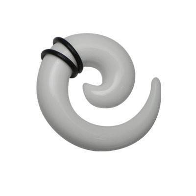 élargisseur d'oreille acrylique spirale, 10mm. GX57-3