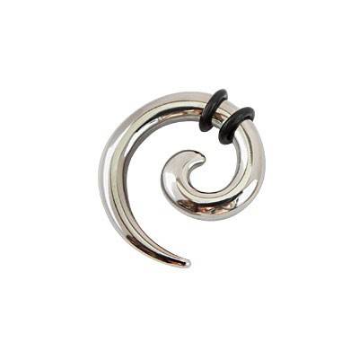 Dilatador oreja tipo espiral, 4mm, acero quirúrgico 