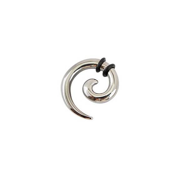 Dilatador oreja tipo espiral, 4mm, acero quirúrgico