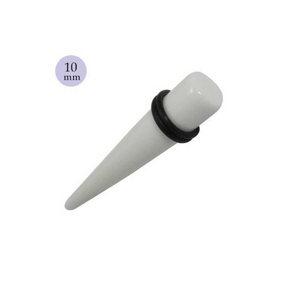 élargisseur d'oreille acrylique corne, 10mm. GX83-25