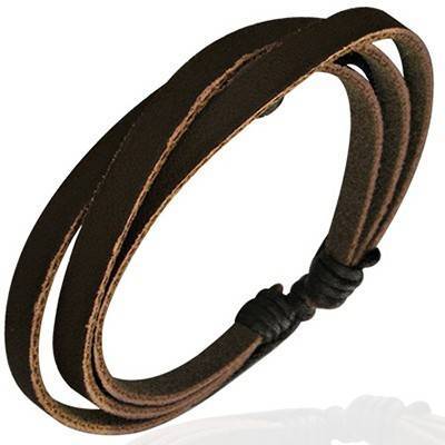 Pulsera de cuero para hombres. BBR11