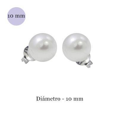 Imitations perles en argent 10mm, ORE3-3
