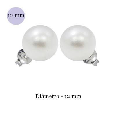 Imitations perles en argent 12mm, ORE3-4